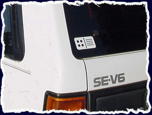 A weird sticker on the back of my truck - it was there when I got it and I don't know what it means