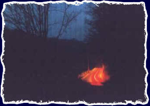 Night shot, long exposure at my brother's place in West Virginia