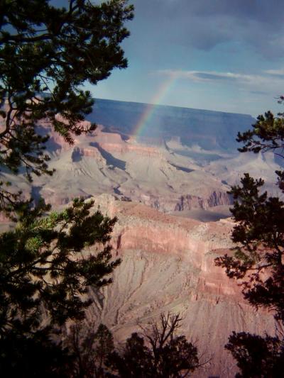 "Canyon Rainbow" - This image is what the puzzle should look like when you're finished