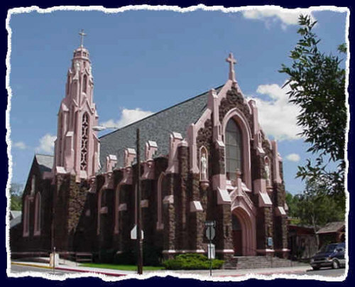 A cool looking church on Beaver street in Flagstaff, AZ