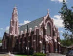 An old (cool lookin') church near the downtown Flagstaff area.