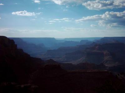 This image is what the puzzle should look like when you're finished - "Grand Canyon Blues"