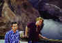 John's not too happy here.  Ryan knows John is... shall we say, one who respects heights... and he tests him.