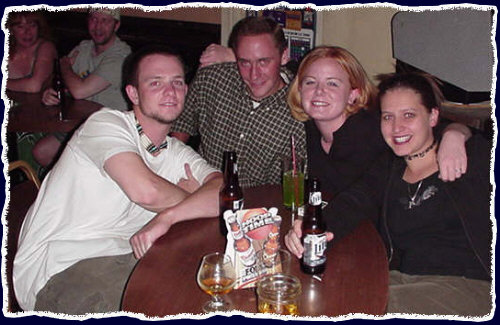 John, Scott, Tara and Julie at Saginaw the last day it was open