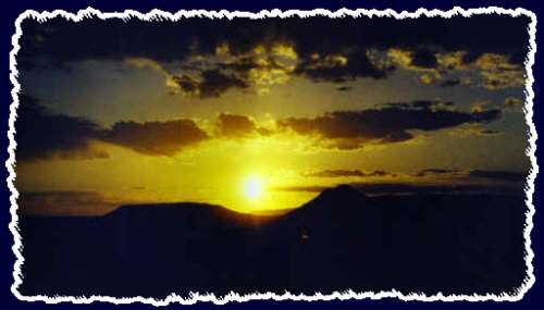 A beautiful sunset over Sedona, Arizona - Summer 1999
